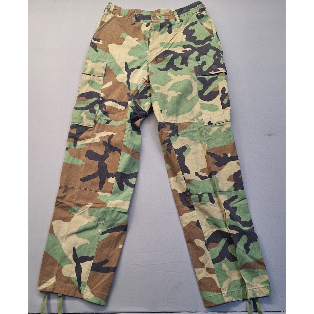 American Power Source Woodland‎ Camo Combat Trousers Small Regular Pants